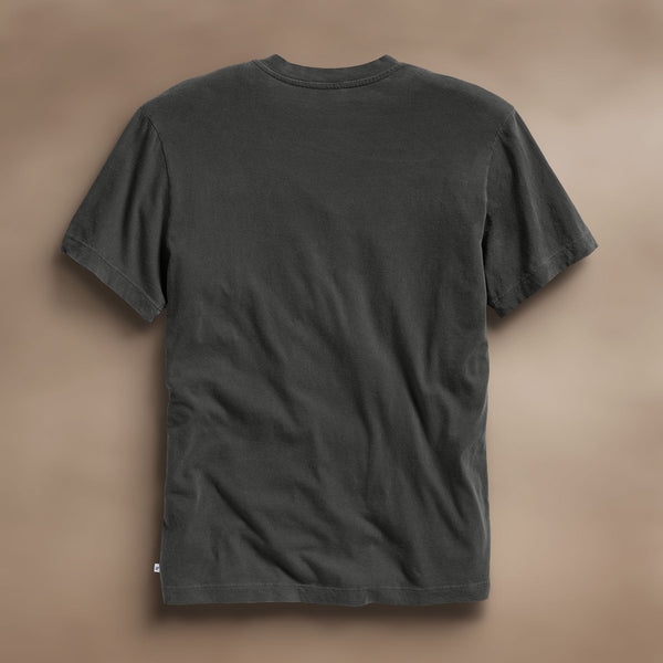 James Perse Short Sleeve V Neck Carbon Pigment