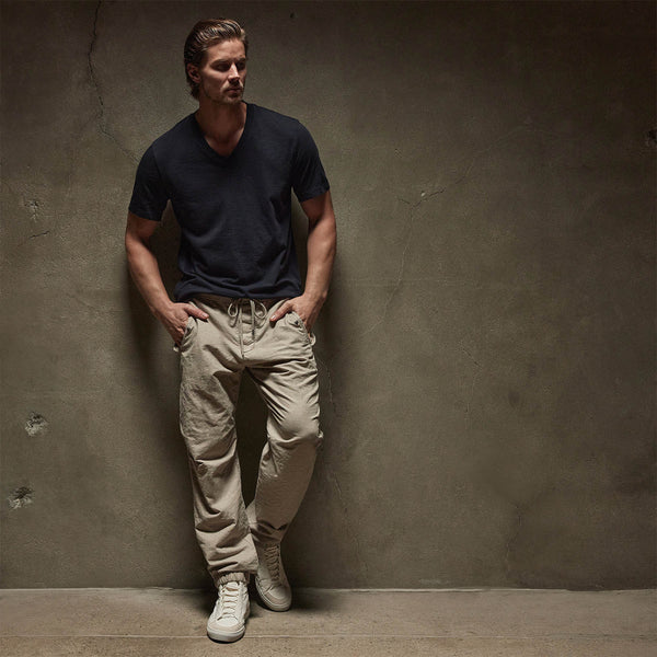 James Perse Short Sleeve V Neck Deep