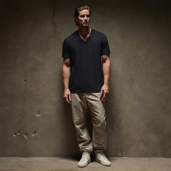 James Perse Short Sleeve V Neck Deep