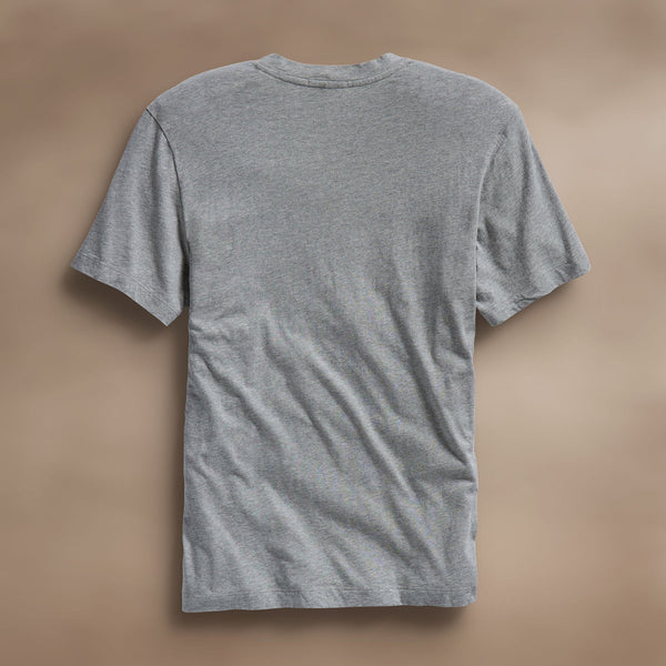 James Perse Short Sleeve V Neck Heather Grey