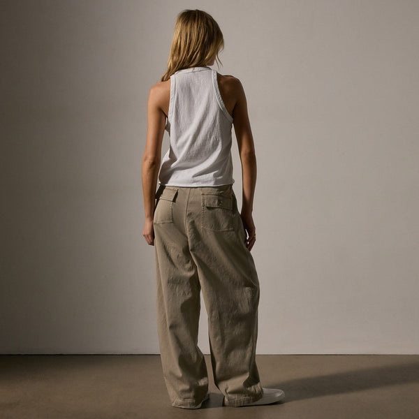 James Perse Slub Jersey Muscle Tank White