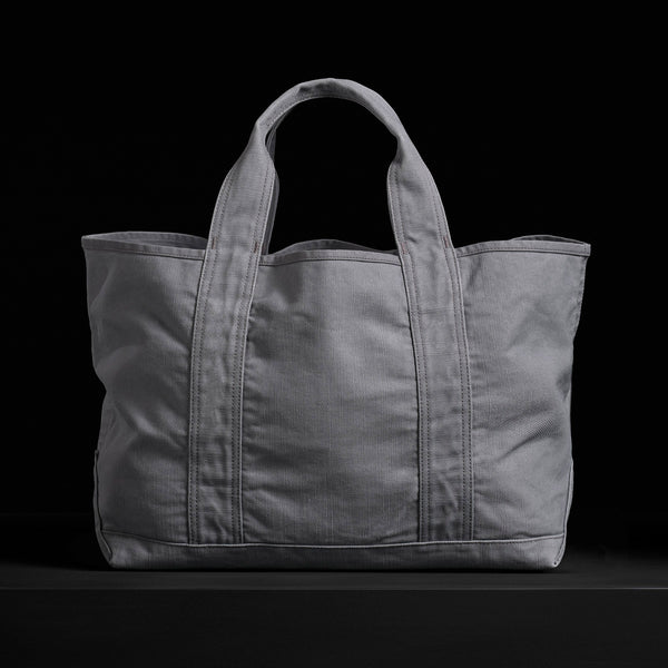 james perse Small Canvas Tote Silver