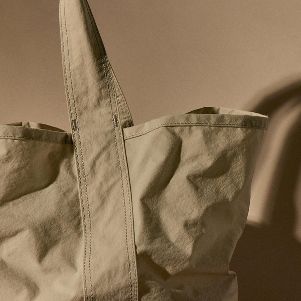 James Perse Small Matte Nylon Tote New Sand