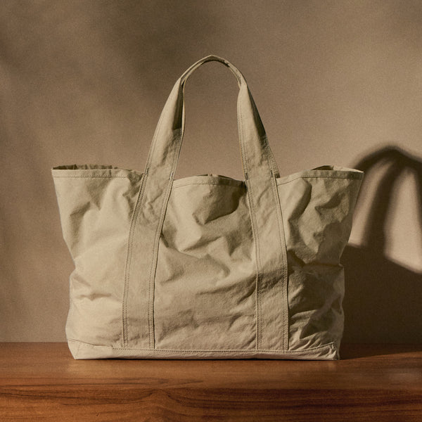 James Perse Small Matte Nylon Tote New Sand