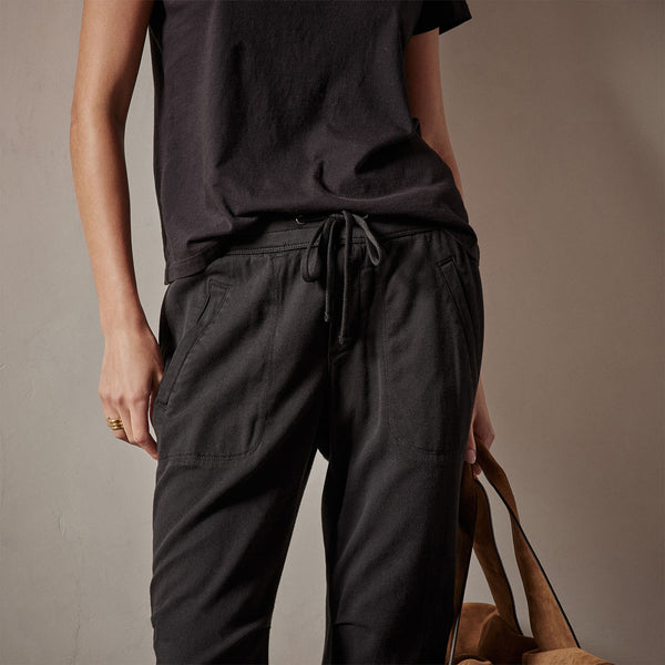 James Perse Soft Drape Pant Black