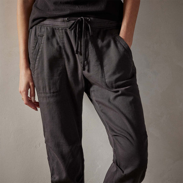 James Perse Soft Drape Pant Carbon Pigment