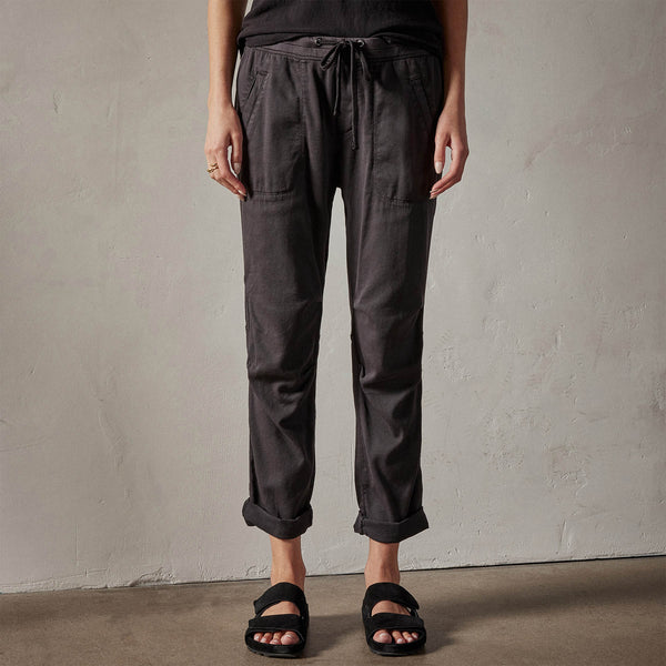 James Perse Soft Drape Pant Carbon Pigment