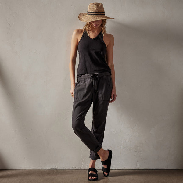 james perse Soft Drape Pant Carbon Pigment