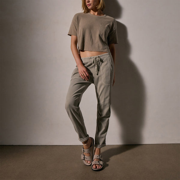 james perse Soft Drape Pant Driftwood Pigment