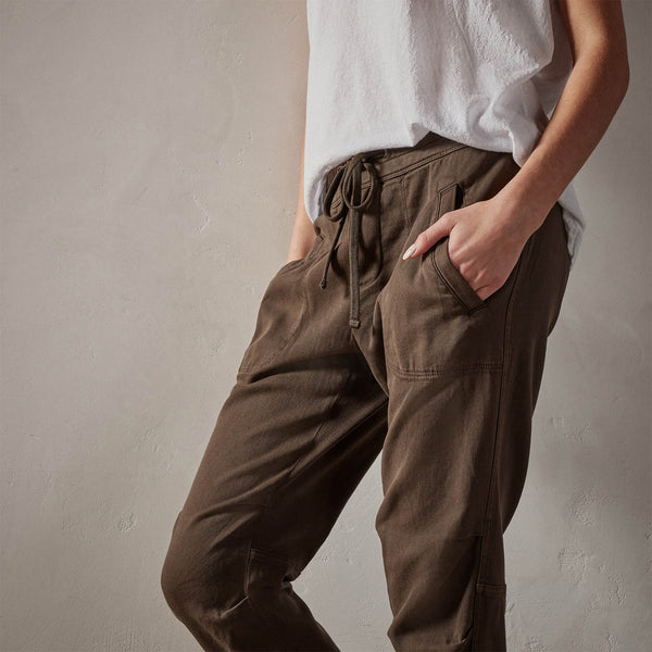 James Perse Soft Drape Pant Smoky Green Pigment