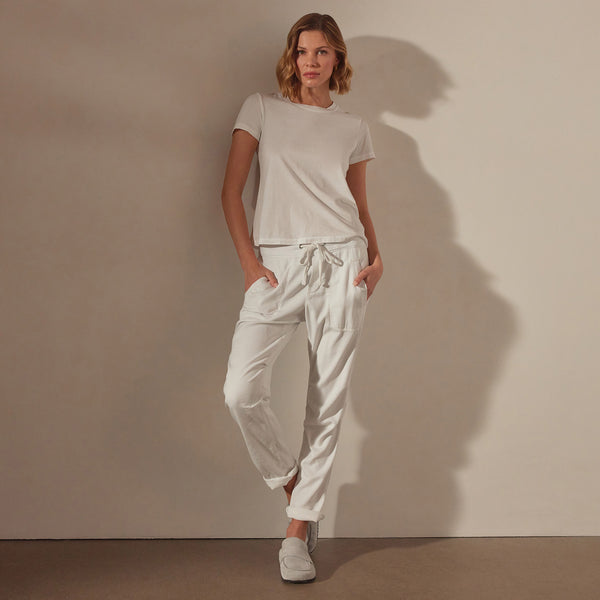 james perse Soft Drape Pant White