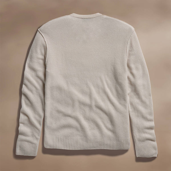 James Perse Soft Featherweight Cashmere V Neck Tan