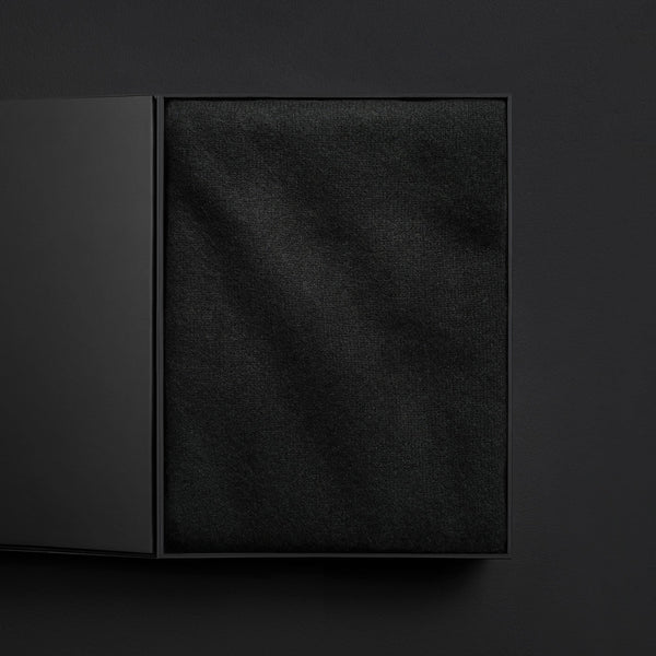 james perse Solid Cashmere Blanket Gift Box Black
