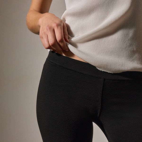 James Perse Stretch Jersey Long Legging Black