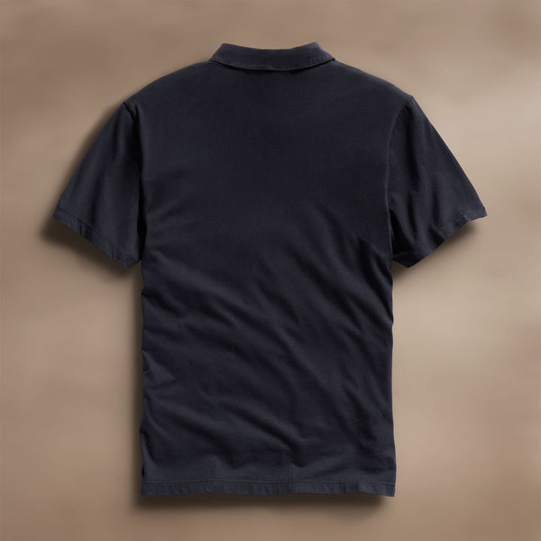 James Perse Sueded Jersey Polo Deep