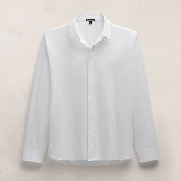 James Perse Supima Poplin Shirt White