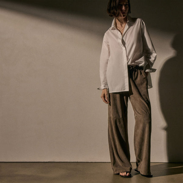 James Perse Supima Poplin Shirting White