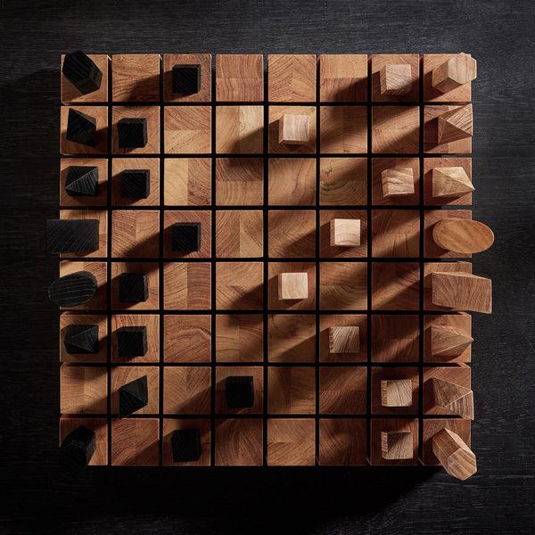 james perse Teak Chess Board Set Teak
