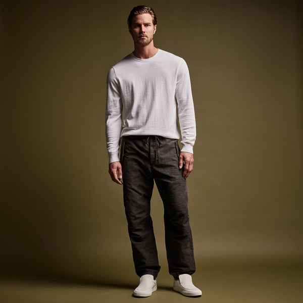 James Perse Textured Flight Pant Magma Pigment