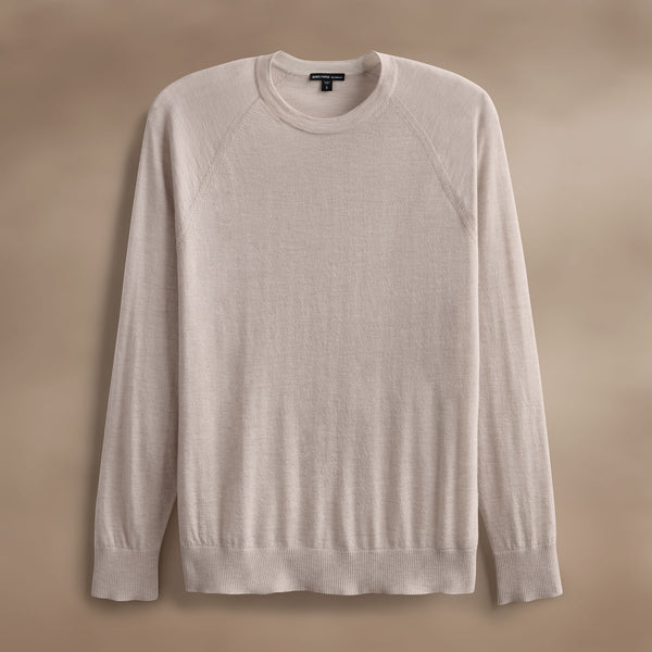 james perse Ultrafine Cashmere Crew Balsa