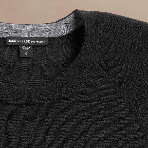 James Perse Ultrafine Cashmere Crew Black