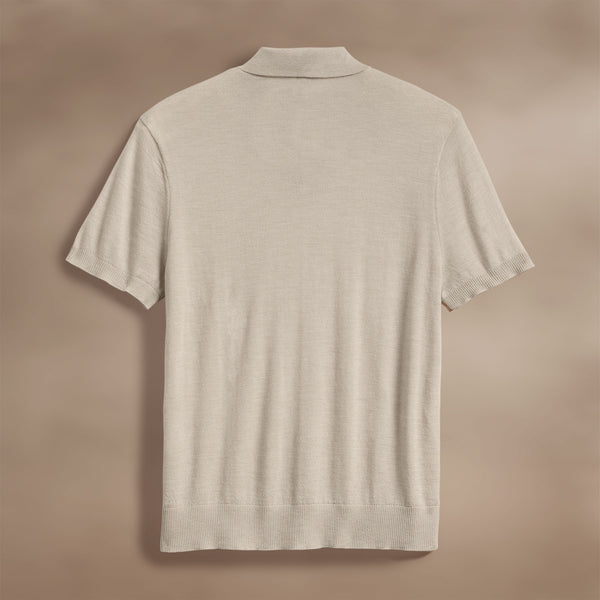 James Perse Ultrafine Cashmere Polo Balsa