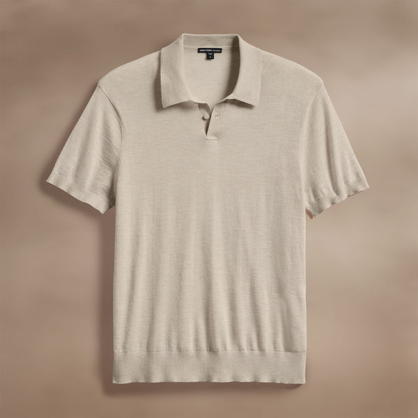 james perse Ultrafine Cashmere Polo Balsa