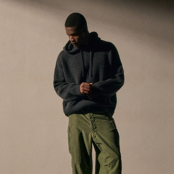 James Perse Unisex Beach Pullover Coal