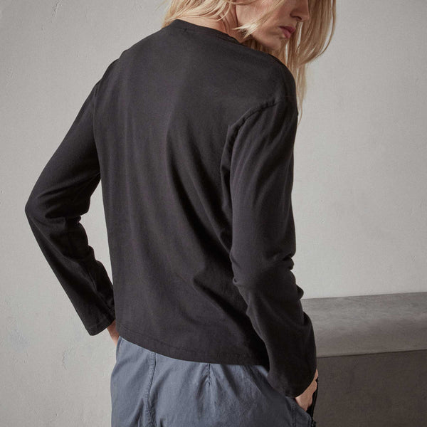 James Perse Vintage Boxy Tee Black