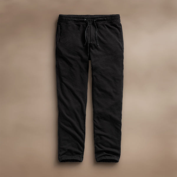 james perse Vintage French Terry Sweatpant Black