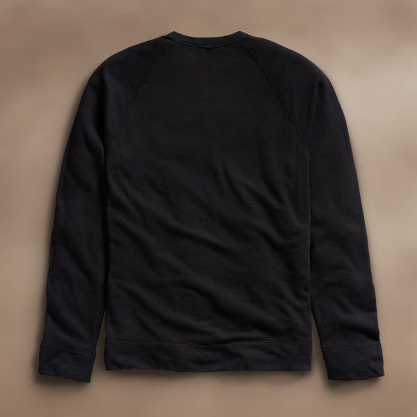 James Perse Vintage French Terry Sweatshirt Black