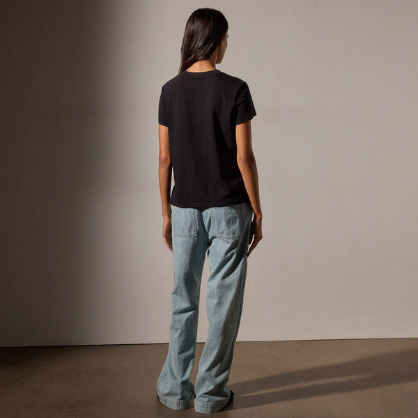 James Perse Vintage Little Boy Tee Black