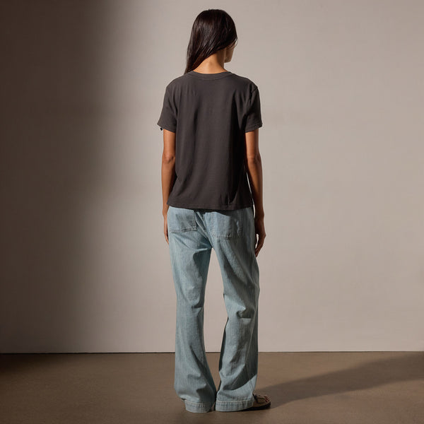 James Perse Vintage Little Boy Tee Carbon