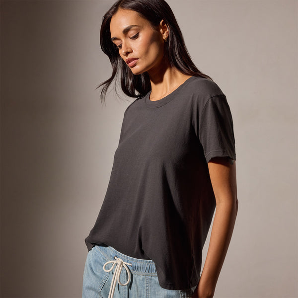 james perse Vintage Little Boy Tee Carbon