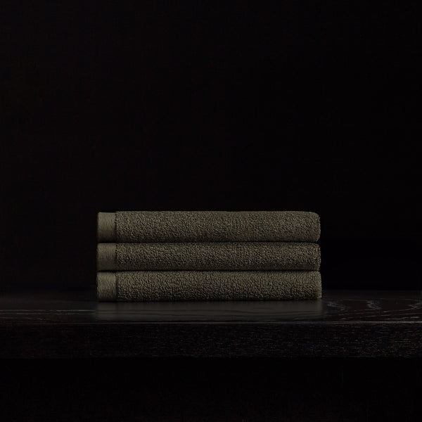 james perse Wash Towel Dark Palm