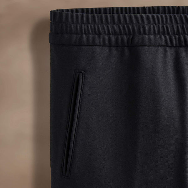 James Perse Wool Blend Trouser Black