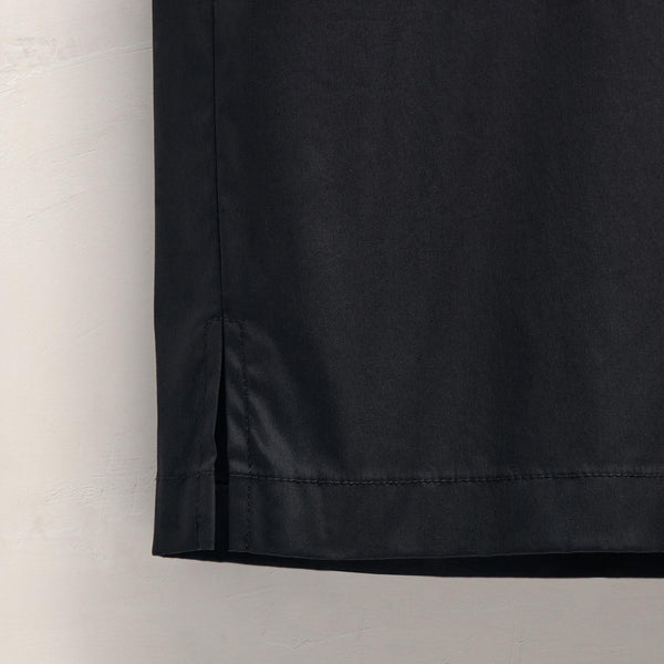 James Perse Zip Up Shirt Black