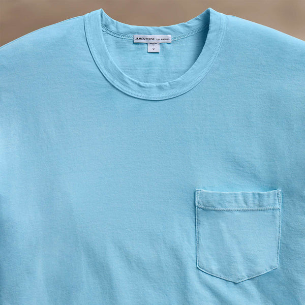 James Perse Lightweight Jersey Pocket Tee Skipper Pigment