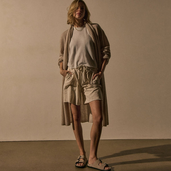 james perse Lightweight Utility Short Alabaster Pigment