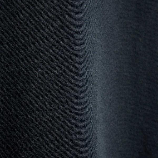 James Perse Long Sleeve Crew Neck Blue Noir Pigment