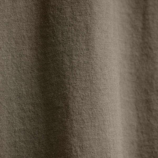 James Perse Luxe Lotus Jersey Long Sleeve Polo Birch