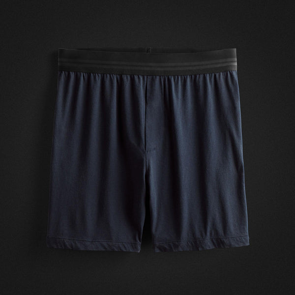 james perse Luxe Lotus Relaxed Fit Boxer Short French Navy