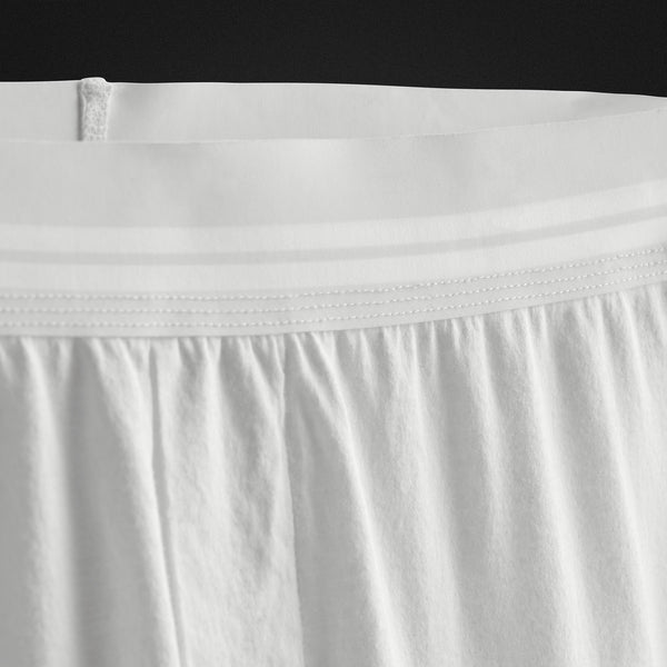 James Perse Luxe Lotus Relaxed Fit Boxer Short White