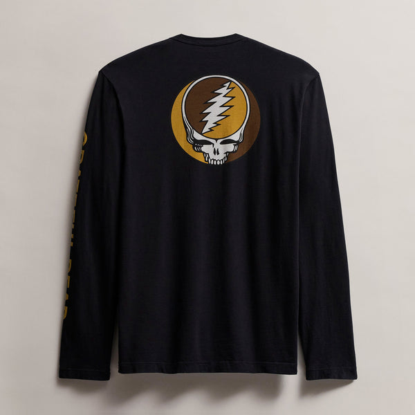 james perse Men's Grateful Dead Long Sleeve Black/Comet