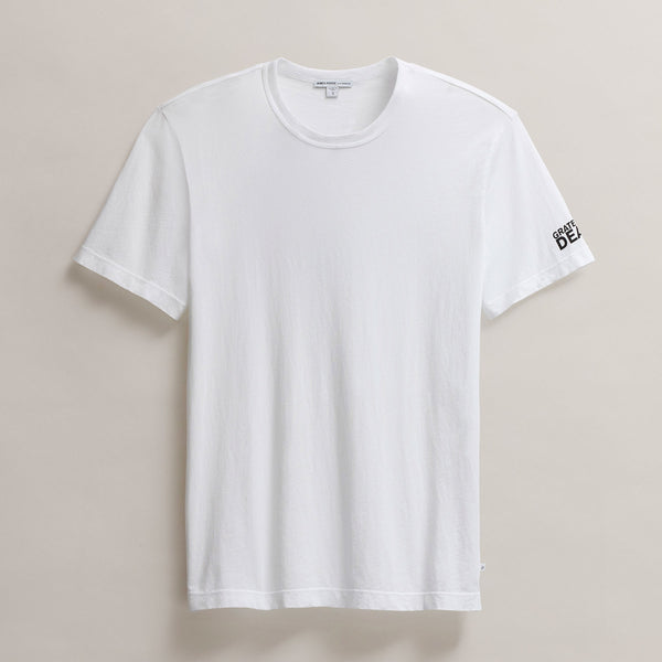 James Perse Men's Grateful Dead Short Sleeve White/Black