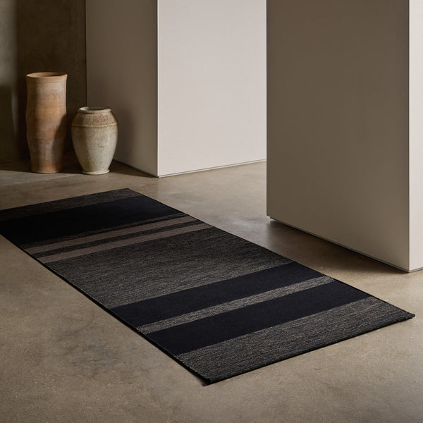 James Perse Multi Stripe Runner Black Marle/Black/Flint