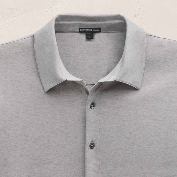 James Perse Performance Supima Pique Shirt Concrete