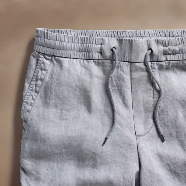 James Perse Relaxed Fit Linen Short Grey Sky Pigment