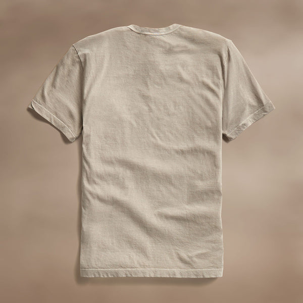 James Perse Short Sleeve Crew Neck Overcast Pigment