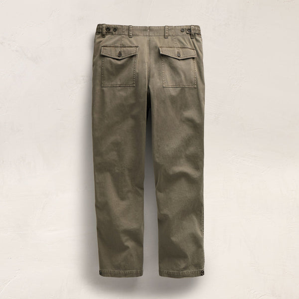 James Perse Slub Cotton Utility Flight Pant Birch Pigment